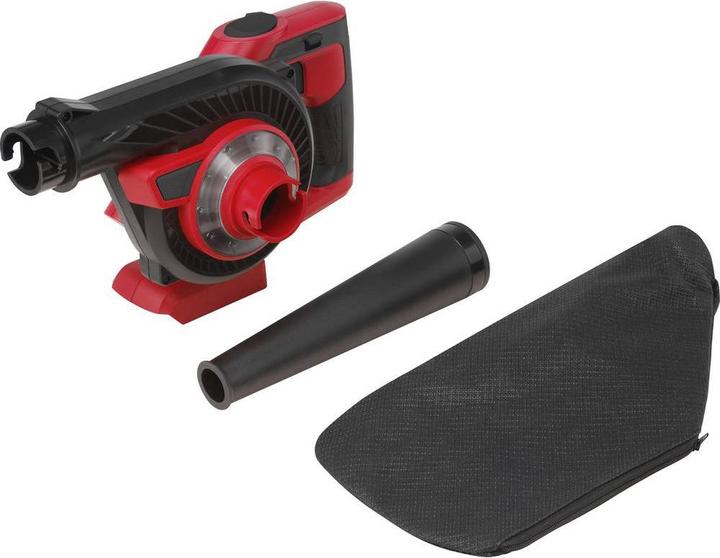 Actual product image Toolcraft TO-6448053 (Rechargeable battery operated, Leaf vacuums, Leaf blower, Vacuum cleaners & blowers)