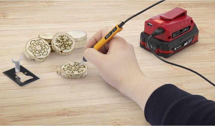 Actual product image Toolcraft Charging adapter for 20 V batteries (10 W)