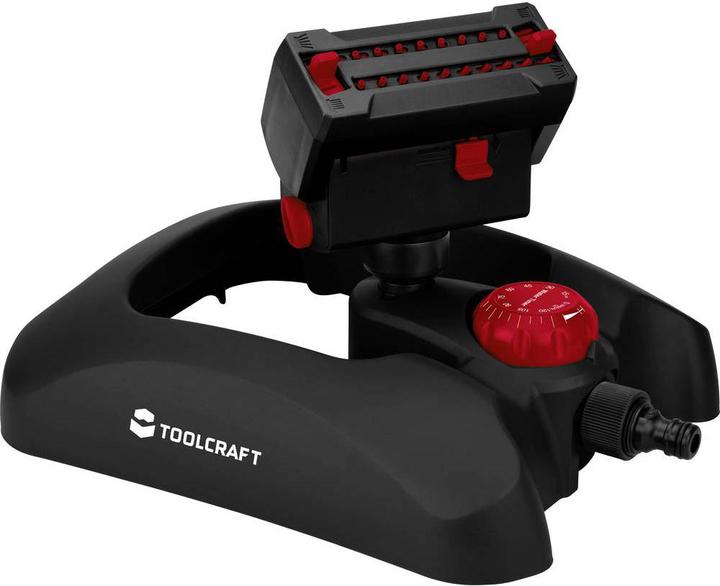 Toolcraft Arroseur quadrangulaire 378 m². (Arroseur carré)