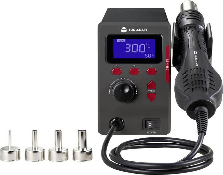 Actual product image Toolcraft Hot air station