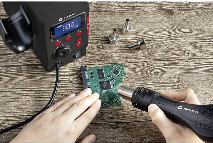 Actual product image Toolcraft Hot air station