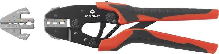 Actual product image Toolcraft Crimping pliers set 168 pieces for shrink and press connectors 0.5 - 8 mm² with interchangeable (380 mm)