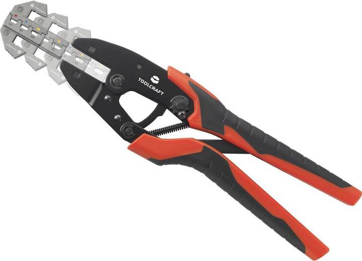Actual product image Toolcraft Crimping pliers set 168 pieces for shrink and press connectors 0.5 - 8 mm² with interchangeable (380 mm)