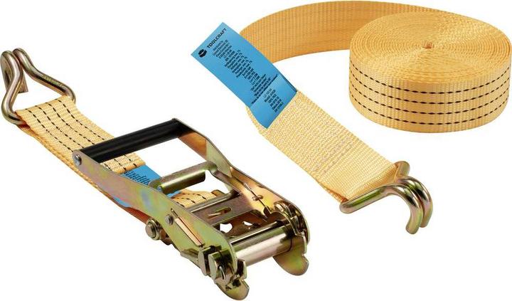 Image du produit Toolcraft Sangle d'arrimage à cliquet 2 pièces 50 mm x 8 m 4 kg