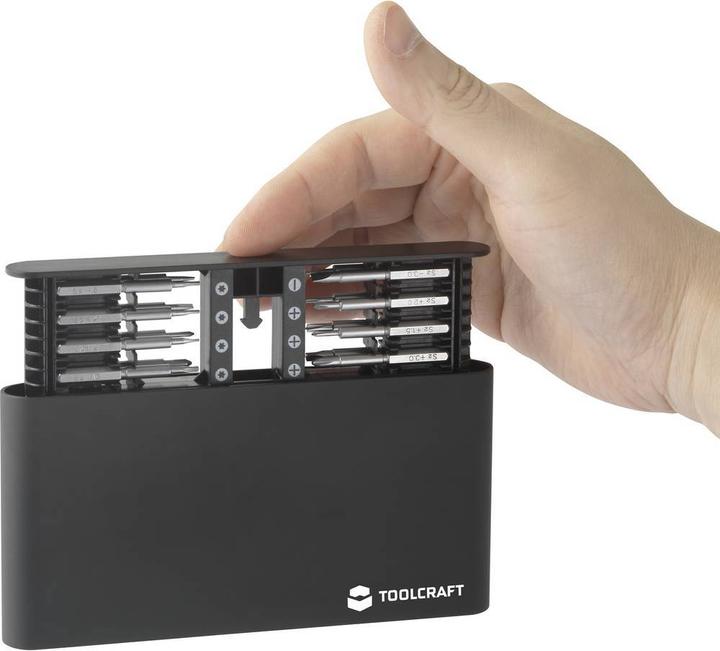 Immagine prodotto Toolcraft Cacciavite di precisione a due mandrini 17 in 1