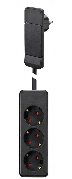 Actual product image Bachmann Aufputz-Steckdose (3 x, CEE 7/3, CEE 7/7, 1.60 m)