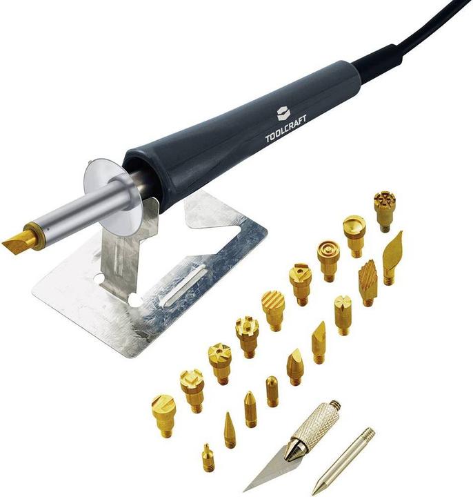 Toolcraft Brandmalkolben-Set 24-tlg