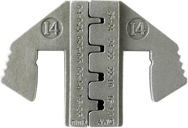 Actual product image Toolcraft Flat plug crimping range: 0.1 to 2.5 mm² (34.10 mm)