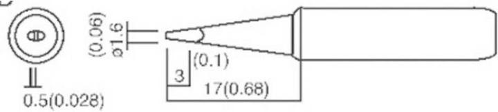 Immagine prodotto Toolcraft Lötspitze (Punta di saldatura)
