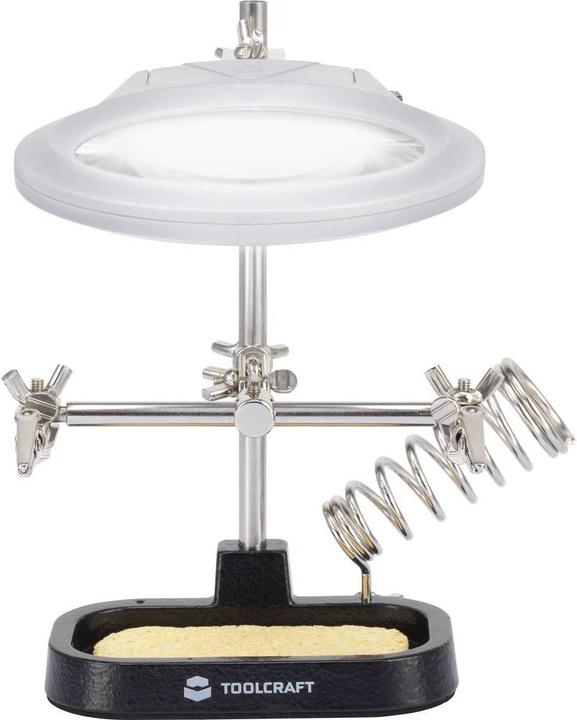 Actual product image Toolcraft Magnifier with third hand (Third hand)