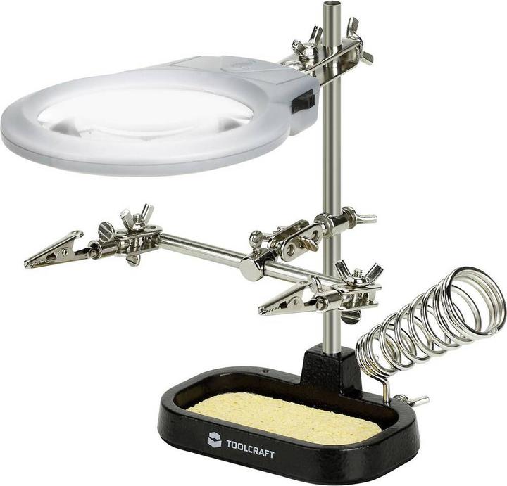 Actual product image Toolcraft Magnifier with third hand (Third hand)