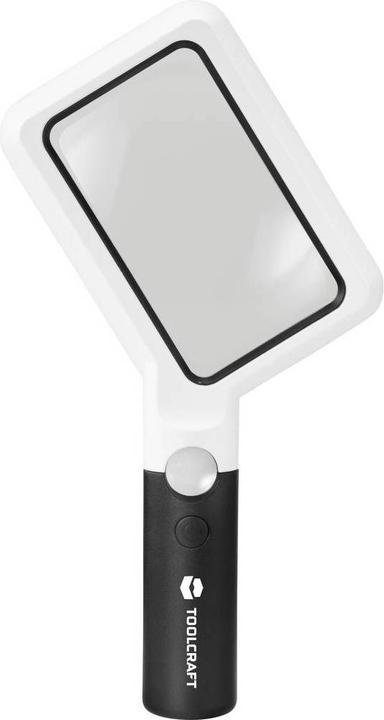 Image du produit Toolcraft Loupe à main à LED carrée
