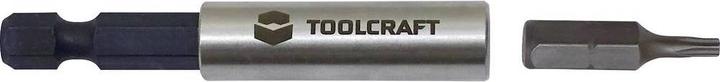 Actual product image Toolcraft Bit holder 6.3 mm (1/4") with magnet (6.3 mm)