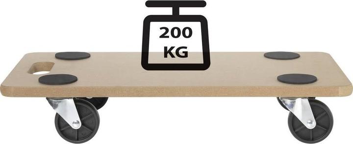 Image du produit Toolcraft Rouleau de transport 200 kg (200 kg)