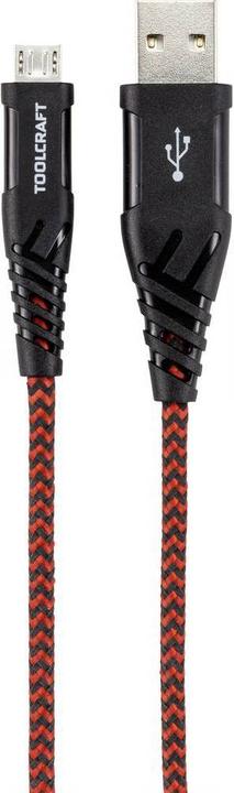 Image du produit Toolcraft Câble de connexion USB 2 (1 m, USB 2.0, 12 W)