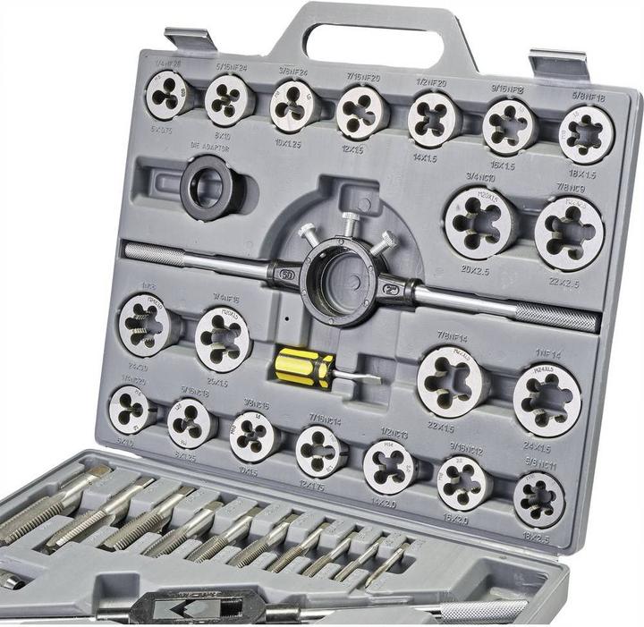 Produktbild Toolcraft Schneideisen- und Gewindebohrer-Set