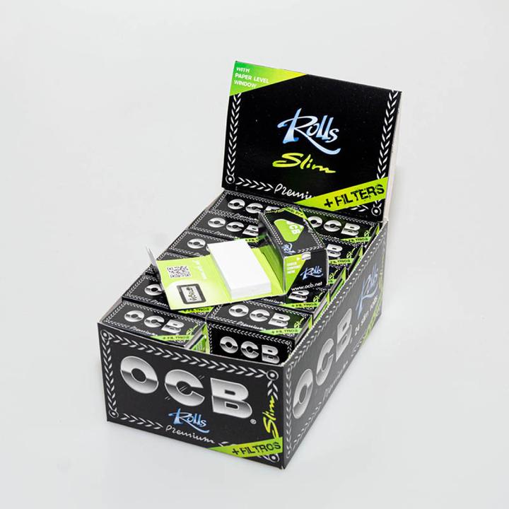 Produktbild OCB black Slim Rolls mit Filter Box