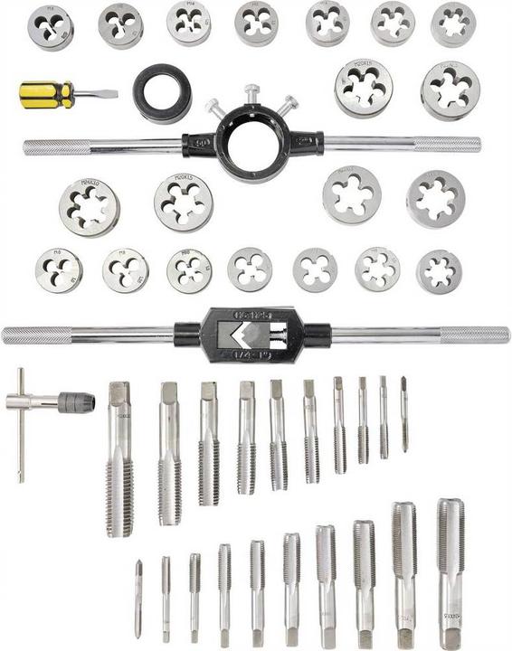 Produktbild Toolcraft Schneideisen- und Gewindebohrer-Set