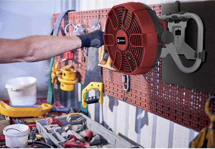 Produktbild Toolcraft Akkubetriebener Ventilator