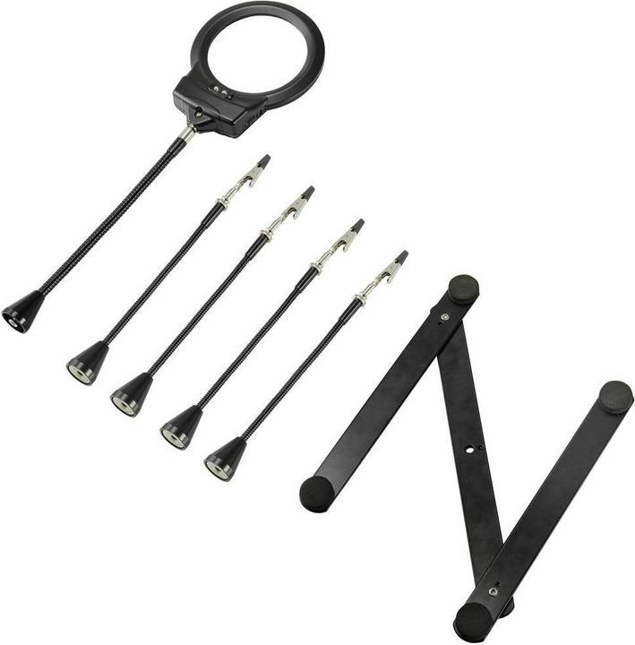 Actual product image Toolcraft Magnetic helping hand with magnifying glass (Third hand)
