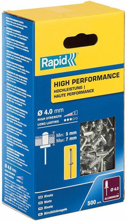 Produktbild Rapid Universal Blindniete Ø 4,0 x 10 mm
