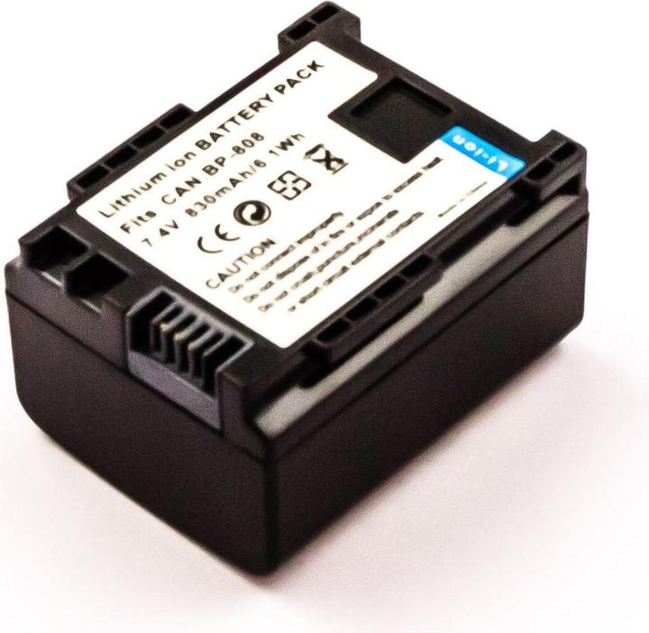 Produktbild AGI Akku kompatibel mit Canon LEGRIA HF S11 - Akku - 800 mAh (Kamera Akku)