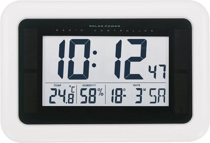 Produktbild Basetech Solar Funk-Wanduhr KW-9101