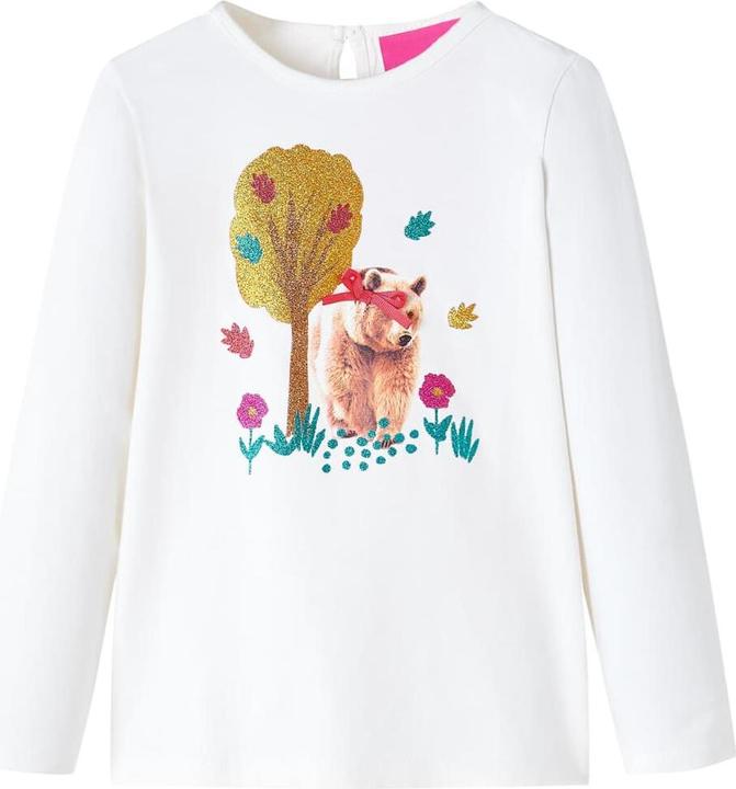 Immagine prodotto VidaXL Camicia da bambino a maniche lunghe ecrù 104,Materiale: 95 % cotone. 5 (104)