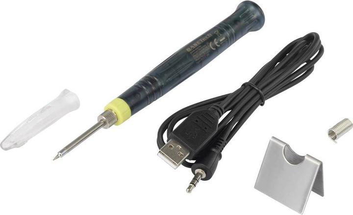 Actual product image Basetech USB soldering iron with ceramic soldering tip 450 °C 8 Watt