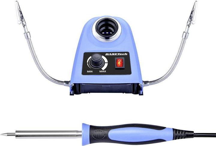 Actual product image Basetech Analogue soldering station 40 W incl. flexible metal clamps