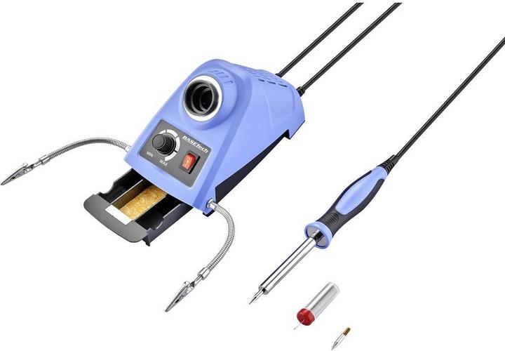 Actual product image Basetech Analogue soldering station 40 W incl. flexible metal clamps
