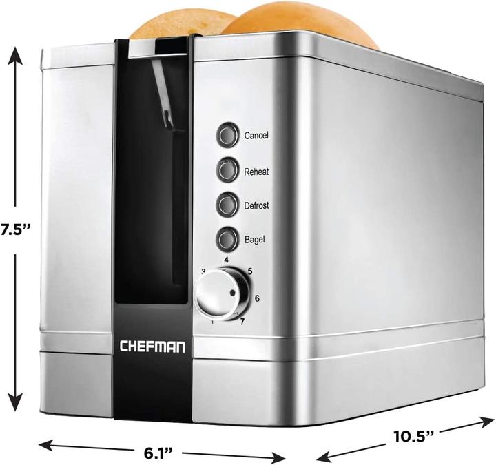 Immagine prodotto Chefman Tostapane in acciaio inox