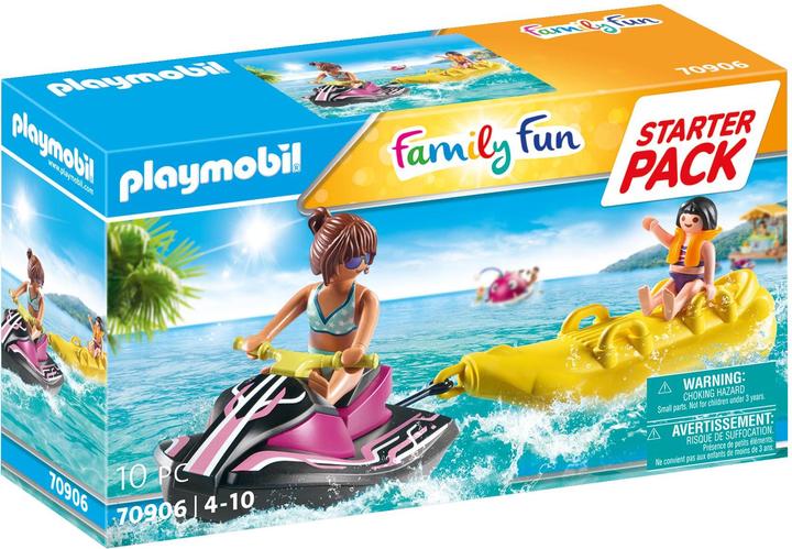 Actual product image Playmobil Starter Pack Water Scooter with Banana Boat (70906, Playmobil Family Fun)