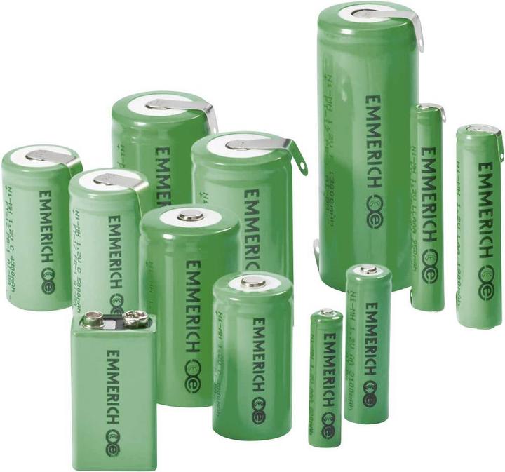 Produktbild Emmerich 1/2 A NiMH-Akku, ZLF (1.20 V, 950 mAh)