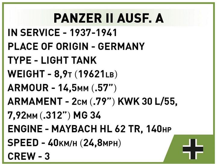 Image du produit Cobi Tank II Ausf. A