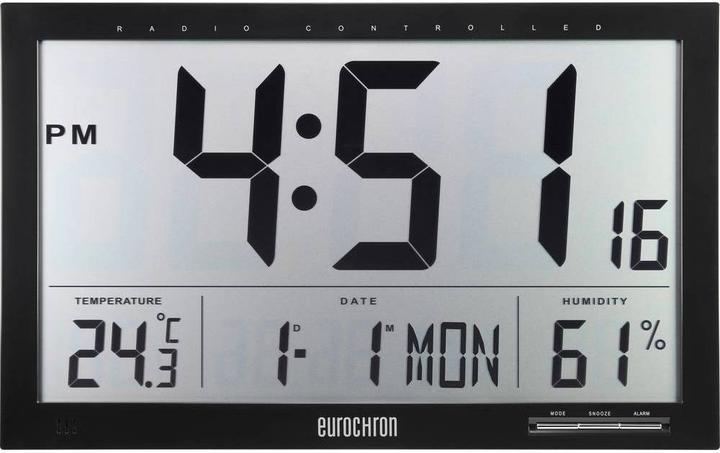 Produktbild Eurochron Funk-Wanduhr