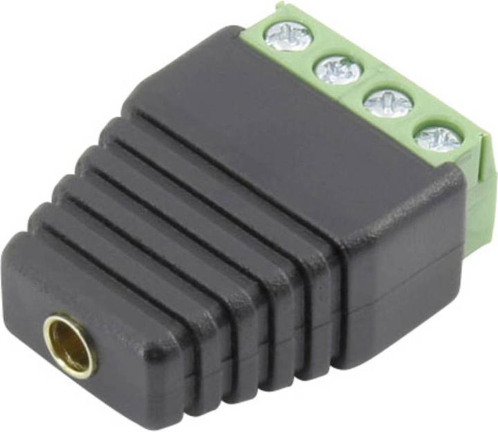 Actual product image Conrad Components Banana coupling 4 mm with connection terminal