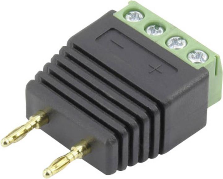 Actual product image Conrad Components Banana plug 2 mm with connecting terminal