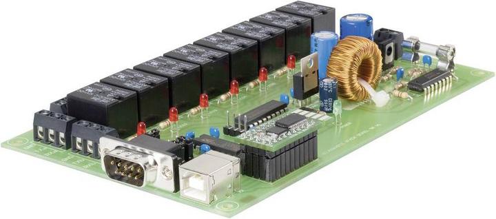 Image du produit Conrad Components Carte relais à 8 emplacements