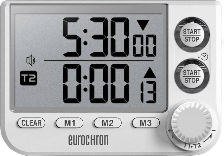 Produktbild Eurochron Kurzzeittimer 2-Zeilig EDT 8002