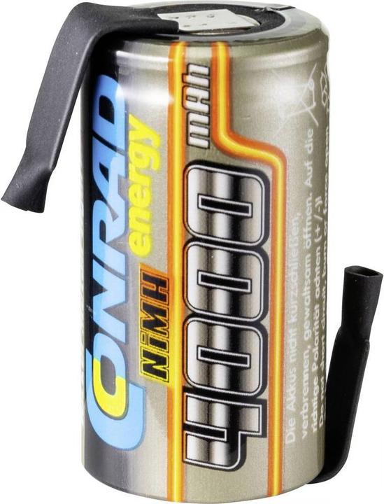 Produktbild Conrad energy Modellbau-Akku-Einzelzelle (1.20 V, 4 mAh)