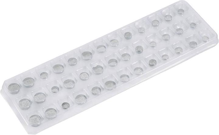 Actual product image Conrad energy 39pcs alkaline button cell set (39 pcs., LR41, LR754, LR9, LR621.)