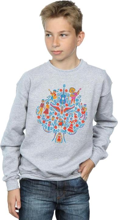 Actual product image Disney Boys Coco Tree Pattern Sweatshirt (128)