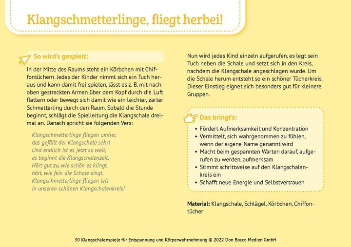 Produktbild 30 Klangschalenspiele für Entspannung und Körperwahrnehmung (Deutsch)