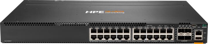 HPE Commutateur E Aruba, 24 ports et 4 ports SFP56, couche 3, empilable, 1U, déploiement en une touche (28 Ports)