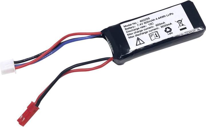 Image du produit Reely Modèle de batterie (LiPo) 7,4 (7.40 V, 600 mAh)