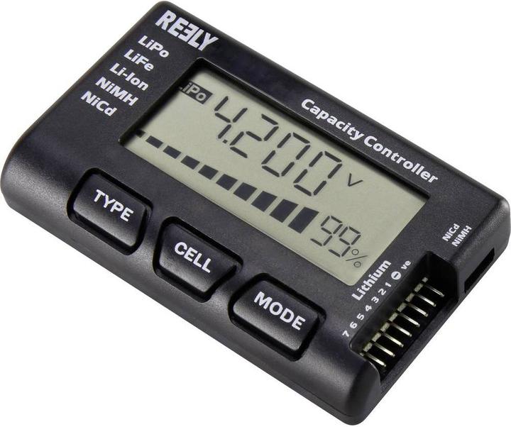 Reely LiPo-Checker suitable for cells: 1
