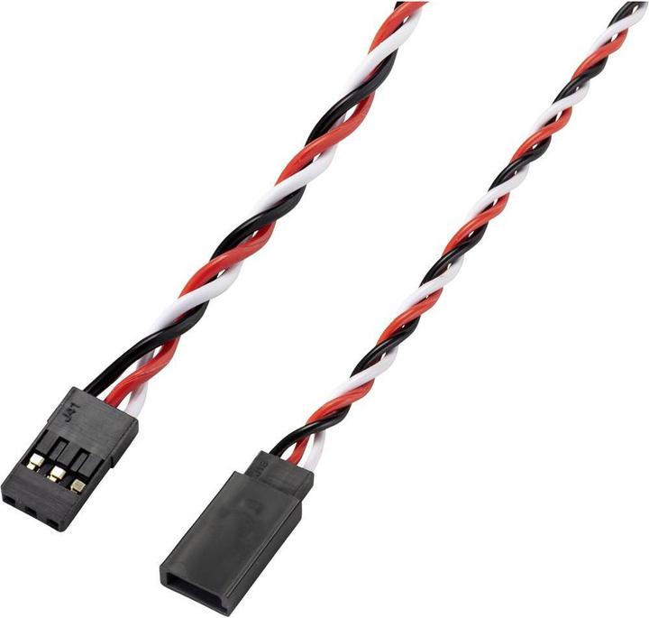 Actual product image Reely Servo extension cable SERVO EXTENSION CABLE DISTORTED, 10 pcs.