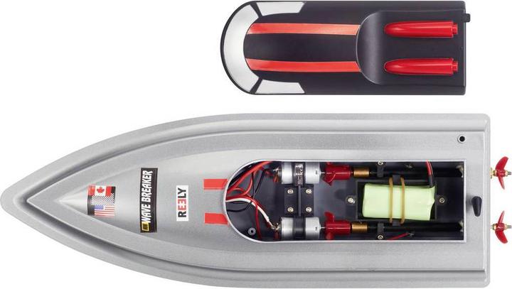 Image du produit Reely Bateau à moteur RC pour débutants Mini Wavebreaker 2.0