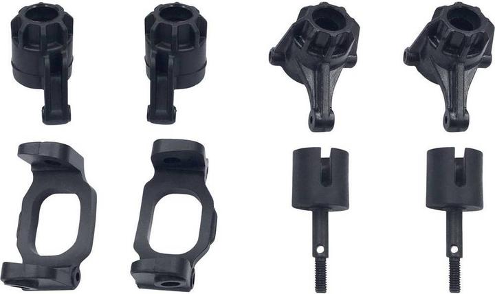 Actual product image Reely RE-6490098 Spare part wheel axles and steering knuckles front / rear